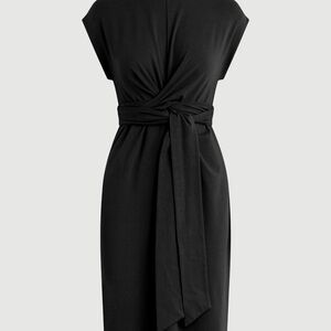 Modern Citizen Fei Tie-Front Organic Cotton Dress Sleveless like new!